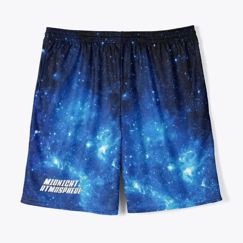 Galaxy Blue Jersey Active Men's Shorts 