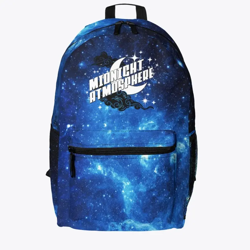 Blue Galaxy Burst Backpack