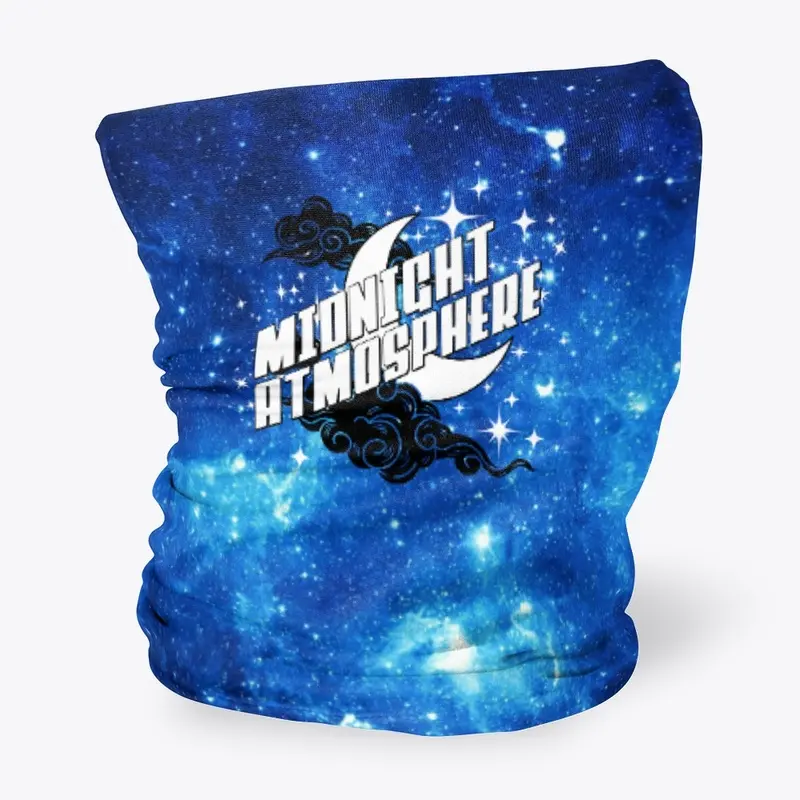 Blue Galaxy Burst Gaiter Face Mask