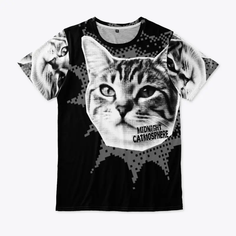 Midnight CATmosphere All Over Print Tee